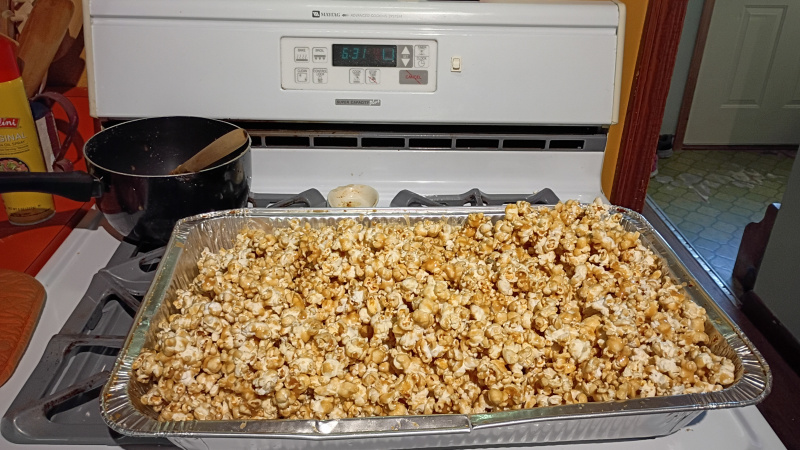 Carmel Corn (Double Batch )